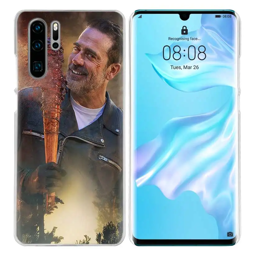 Чехол Negan Walking Dead для huawei P20 P Smart Z Plus Nova 5 5i P30 P10 P9 P8 mate 10 20 lite Pro жесткий чехол для телефона из поликарбоната
