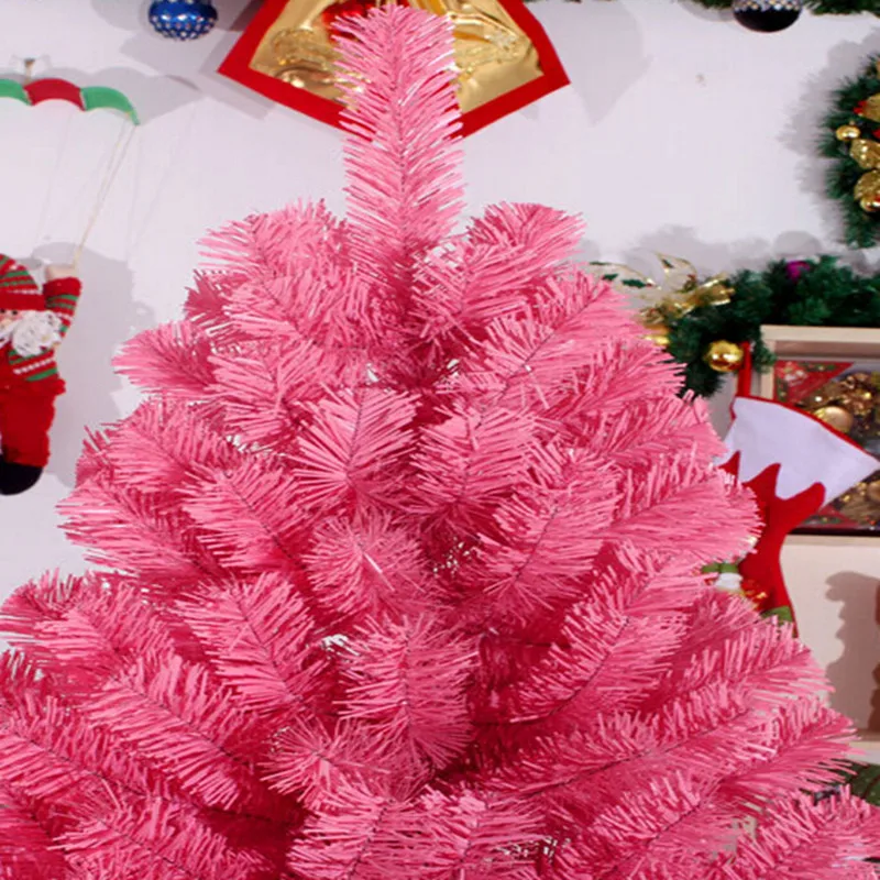4 размера розовая Рождественская елка вечеринка украшение для дома