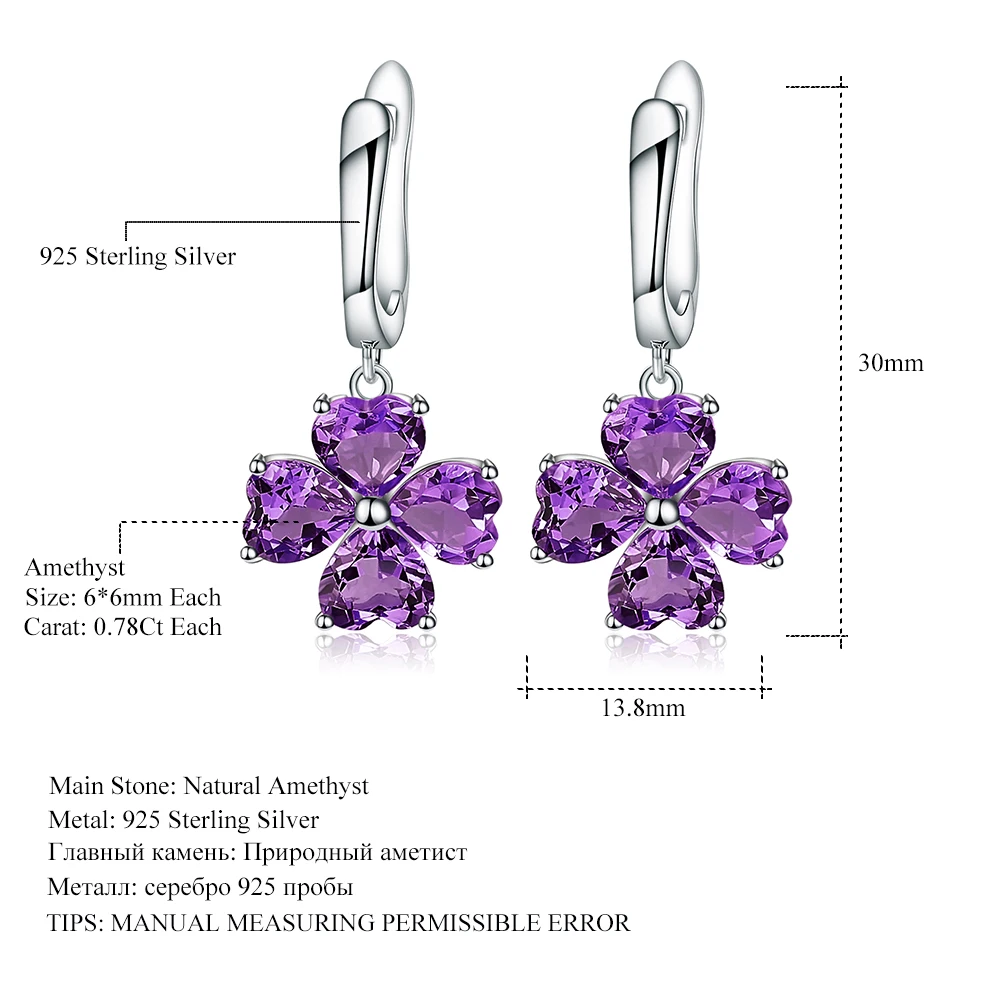 Женские серьги подвески в виде цветка серебро 925 пробы|Серьги-подвески| |