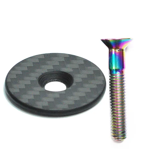 multicolor screw Гарнитура, велосипедная Кепка, tem caps MCELO, верхняя Кепка, гарнитура для велосипеда с винтом для 28,6 мм 1 1/", Вилочная трубка, колпачки для гарнитуры - Цвет: multicolor screw