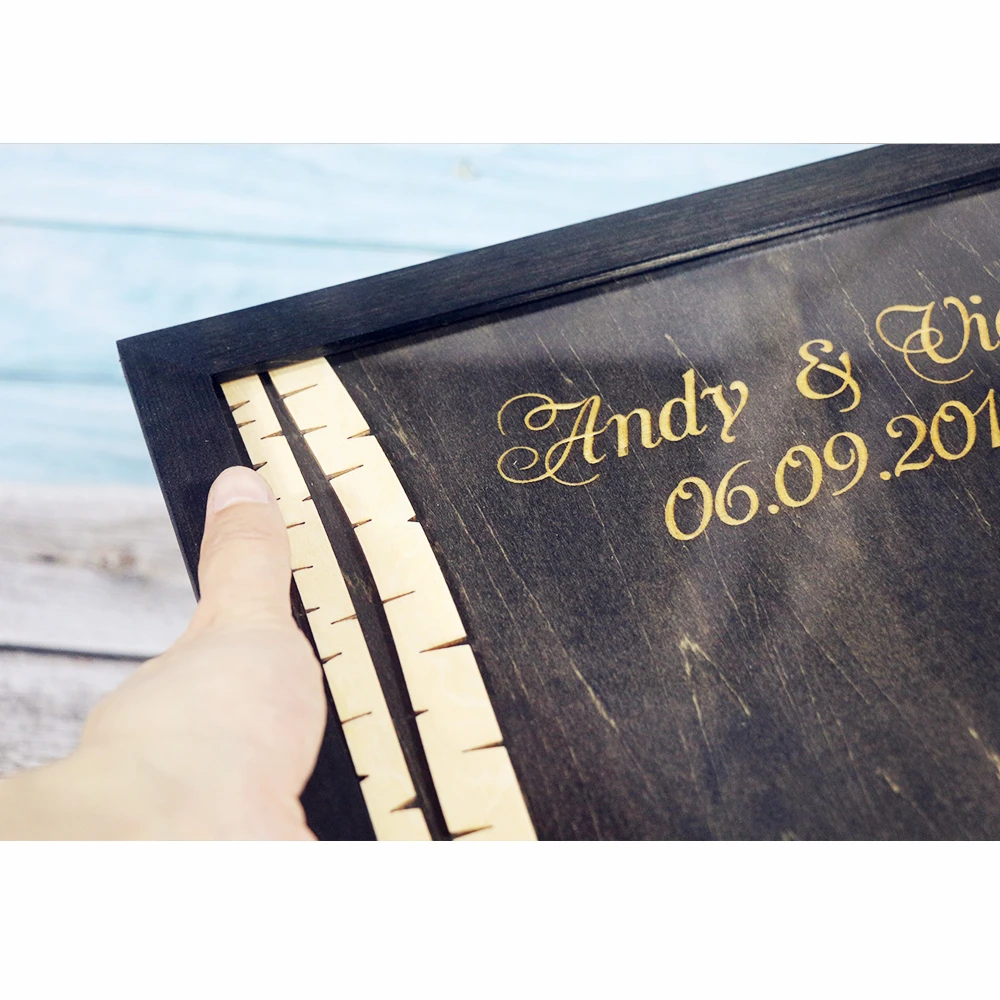 Дерево Свадьба Гостевая книга свадебное украшение деревенский пользовательский