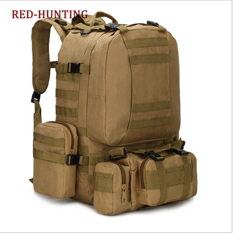 Военный Тактический Рюкзак Molle 600D объемом 50 л уличный рюкзак для кемпинга пешего