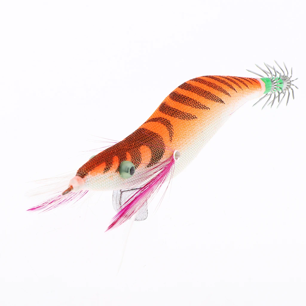 Рыболовная пластиковая жесткая приманка креветки Светящиеся кальмар джиг