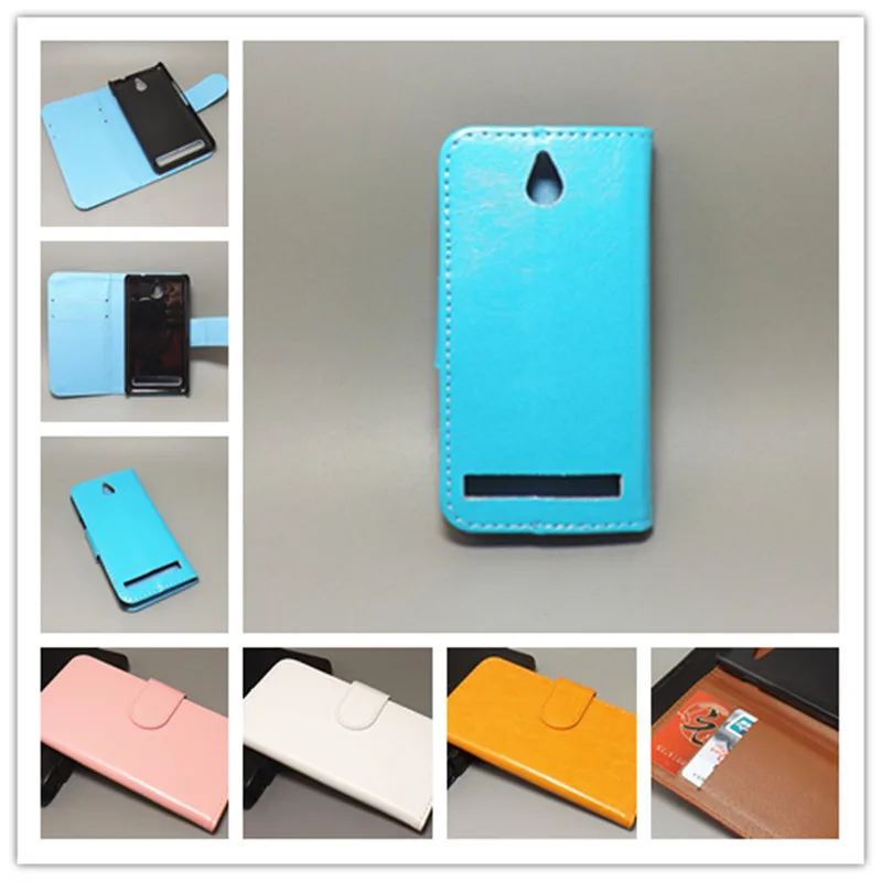Чехол Crazy horse с двумя картами и 2 слотами для карт Sony Xperia E1 D2004 D2005 Dual D2104 D2114 D2105|case