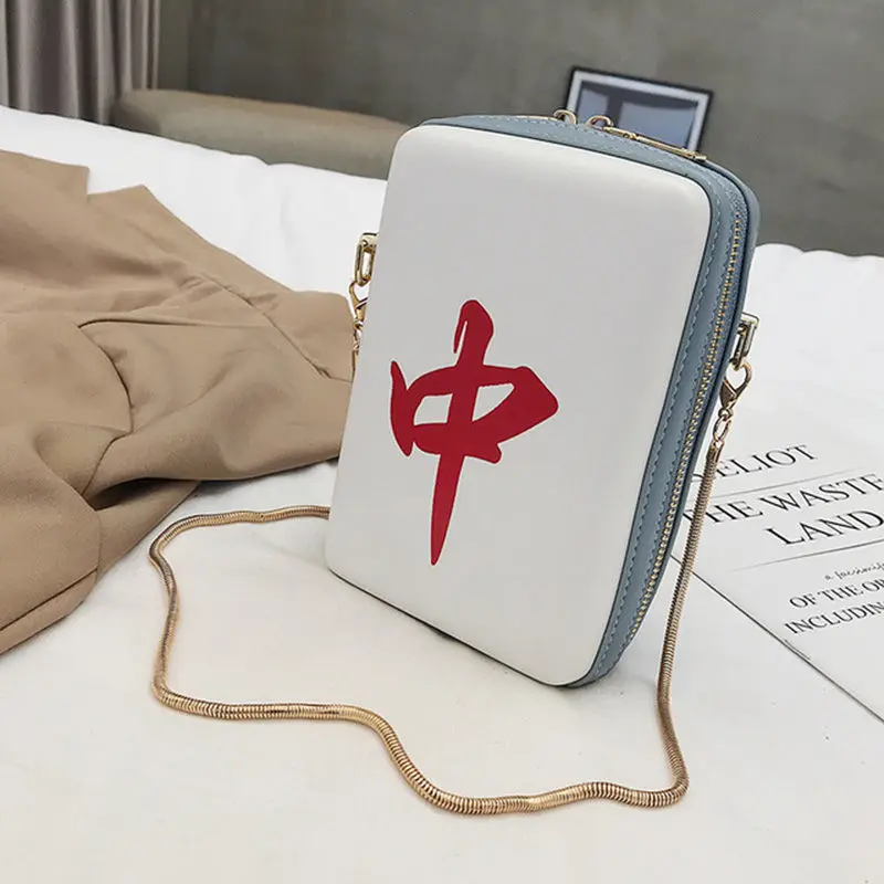 2019 модные женские сумки RanHuang с принтом Маджонга дизайнерские сумки-мессенджеры