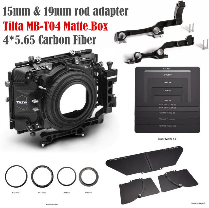 Tilta MB T04 4*5 65 Матовая коробка из углеродного волокна (откачивающаяся) с 15 мм/19 мм
