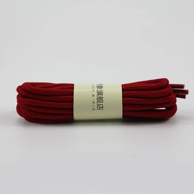wine red 1 пара нейлоновых шнурки без завязок металлические запирающиеся круглые шнурки кроссовки ленивый Эластичный шнурок - Цвет: wine red