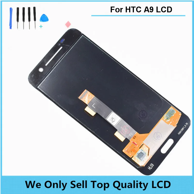 Black White For HTC ONE A9 LCD Display Touch Screen with Digitizer Assembly Replacement parts + Tools | Мобильные телефоны и