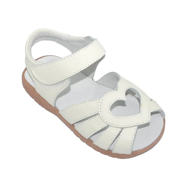 Сандалии для девочек 2024 летняя детская обувь из натуральной кожи детские