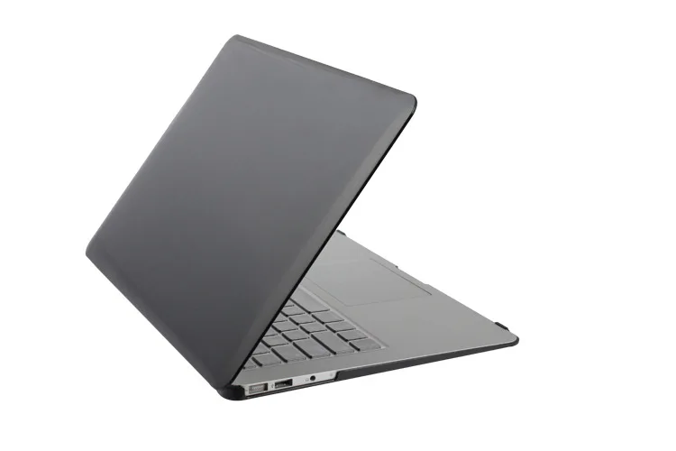 Матовая твердая прорезиненная оболочка для ноутбука + клавиатура пленка Macbook Pro 13