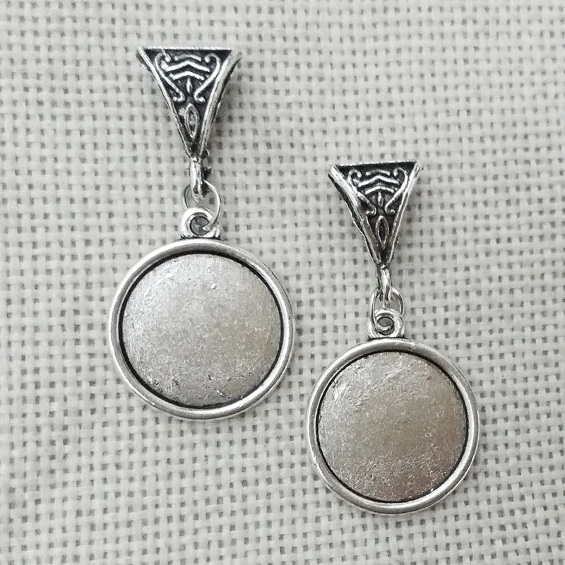 Филигрань Подвески кожаные шнурки для девочек ожерелье Застежка Кабошон Безель