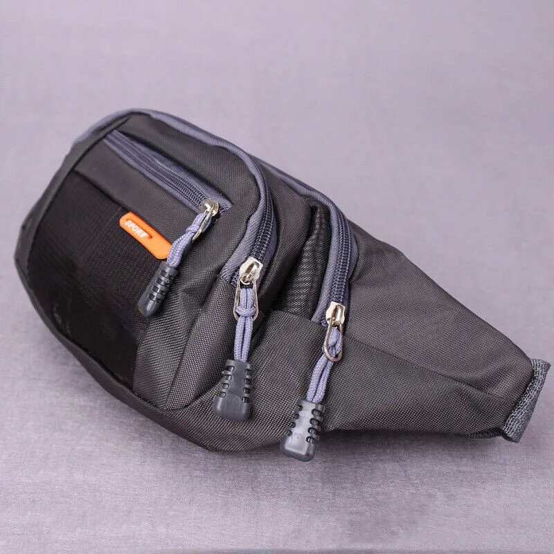 Hot Outdoor Waist Bum Bag fanny pack 4 zips Mens Ladies Unisex Sport Travel Bags | Багаж и сумки