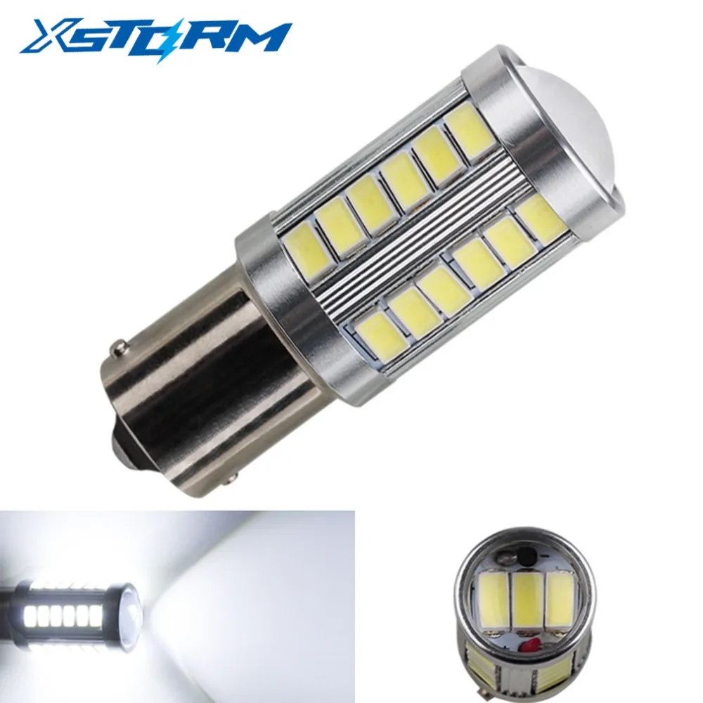 BA15S 33 SMD 5630 Светодиодный высокое Мощность 1156 лампы супер белый авто p21w R5W
