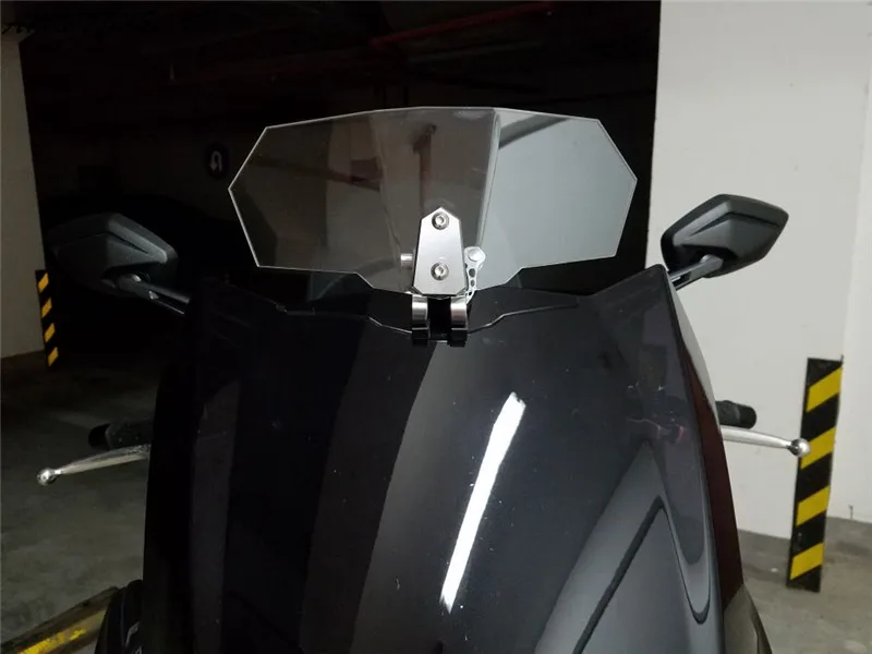 

Universal Motorcycle Windshield Adjustable Lockable Windscreen Wind Deflector For Suzuki SFV650 SV1000 SV1000S SV650