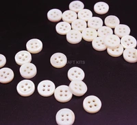 500pcs bulk lot brand new vintage style small mother of pearl buttons 38 10mm 4 holes natural cream shell buttons