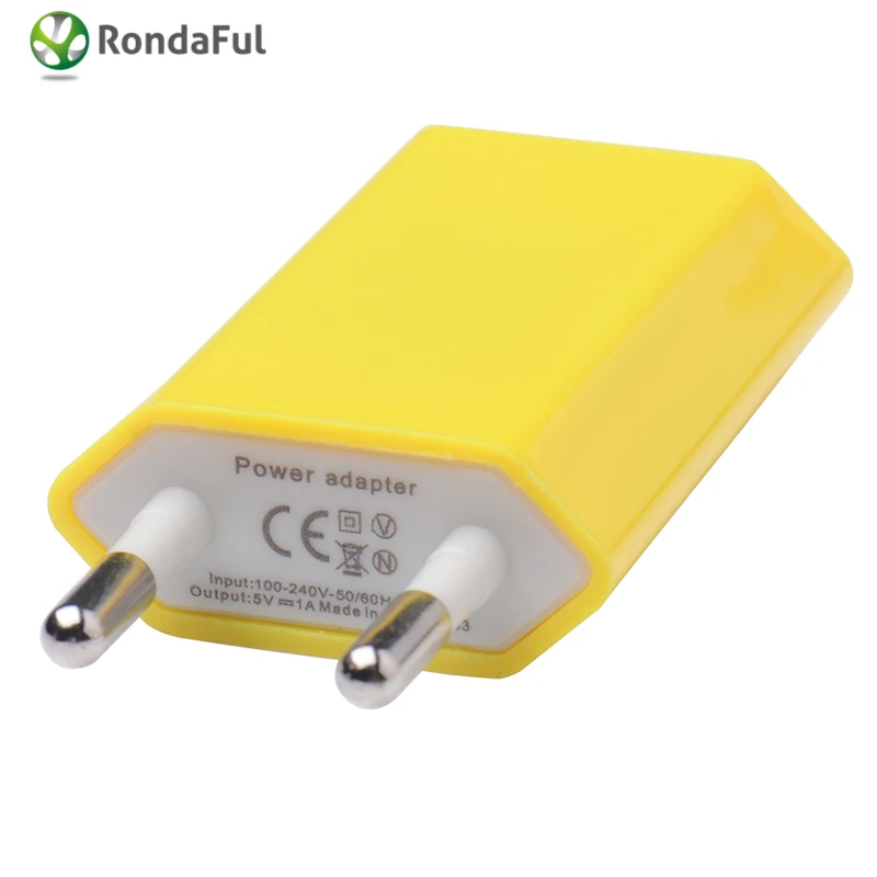 USB адаптер для зарядного устройства с европейской вилкой iPod iPhone 6s 6plus дорожное