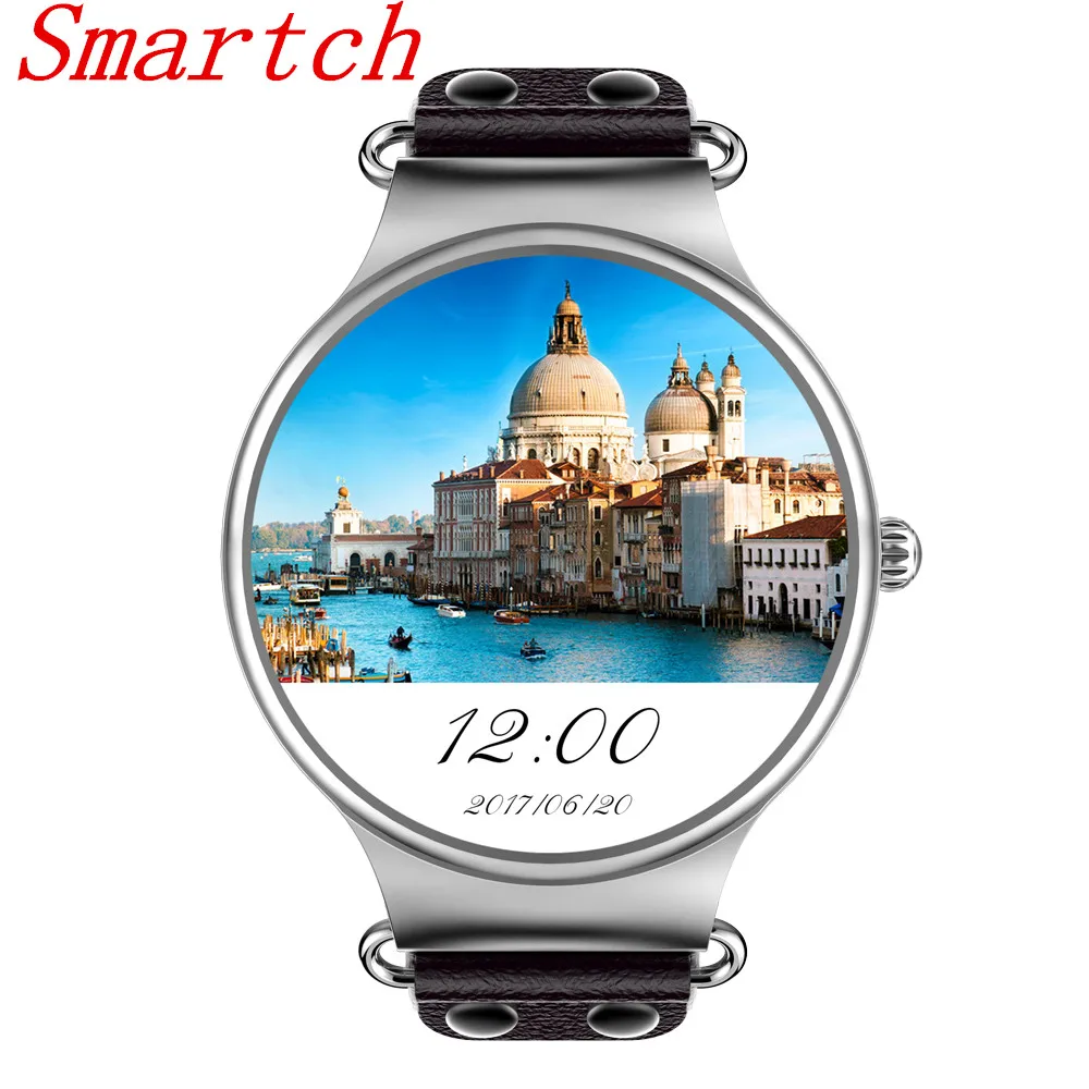 Smartch KW98 Смарт-часы Android OS 5,1 с Google Play Store погода монитор сердечного ритма Wifi gps Smartwatch IOS PK KW18 KW88