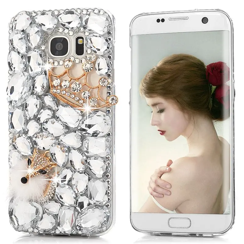 YOKIRIN для samsung Galaxy S7 Edge Стразы чехол уникальный ручной работы роскошный 3D Блеск