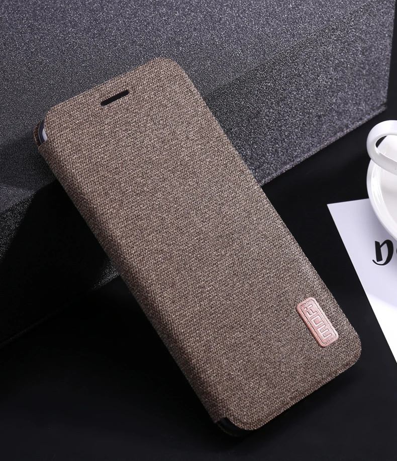 Чехол для redmi 7 pro, чехол MOFI для Xiaomi redmi 7 pro, тканевый флип-чехол для redmi 7pro, полный Чехол, флип-чехол 7 pro, тканевый матовый чехол