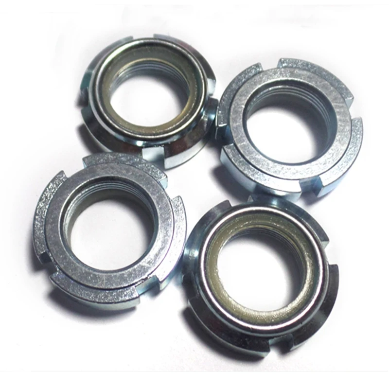 Нейлоновый замок самоблокирующийся круглый гайка шлицевая запорная заглушка