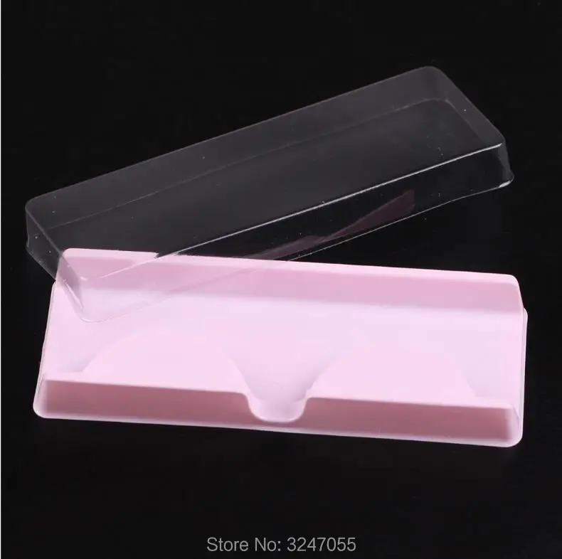 

100pcs/lot Empty Portable Fake Eyelashes Packing Box, False Eyelashes Storage Container, DIY Fake Eyelashes Blister Package