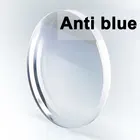 Оптические линзы с защитой от синего светильник, по рецепту, для близорукости, пресбиопии, устойчивые к царапинам, GREEN-EMI, 1,56, 1,61