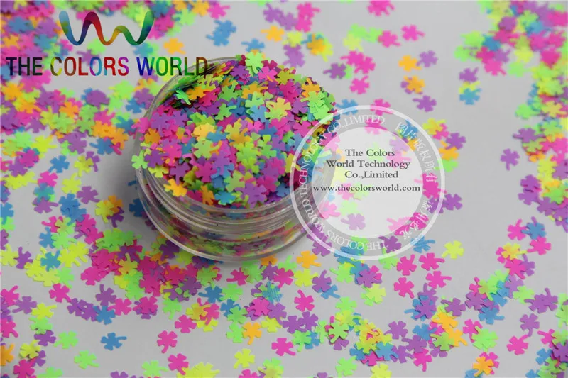 Блестящий неоновый блеск для лака ногтей 4 мм|glitter for nails|solvent resistant glitterglitter glitter |