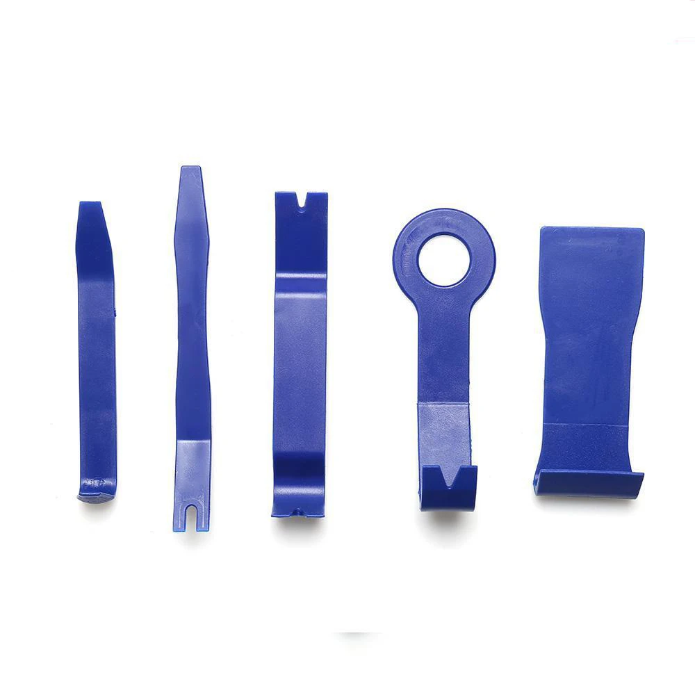 5 шт. жесткий пластик Авто Радио панели интерьера двери Отделка приборной