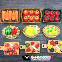 creative fruits vegetables seafood simulation food fridge magnet 3d fridge magnet sticker travel souvenir decoration