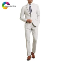custom made ivory costume homme men wedding suits slim fit groom tuxedo 2piece tailored best man blazer masculino jacket pants