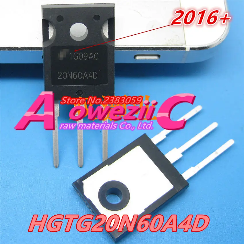 

Aoweziic 2016+ 100% new imported original HGTG20N60A4D 20N60A4D TO-247 IGBT FET 20A 600V