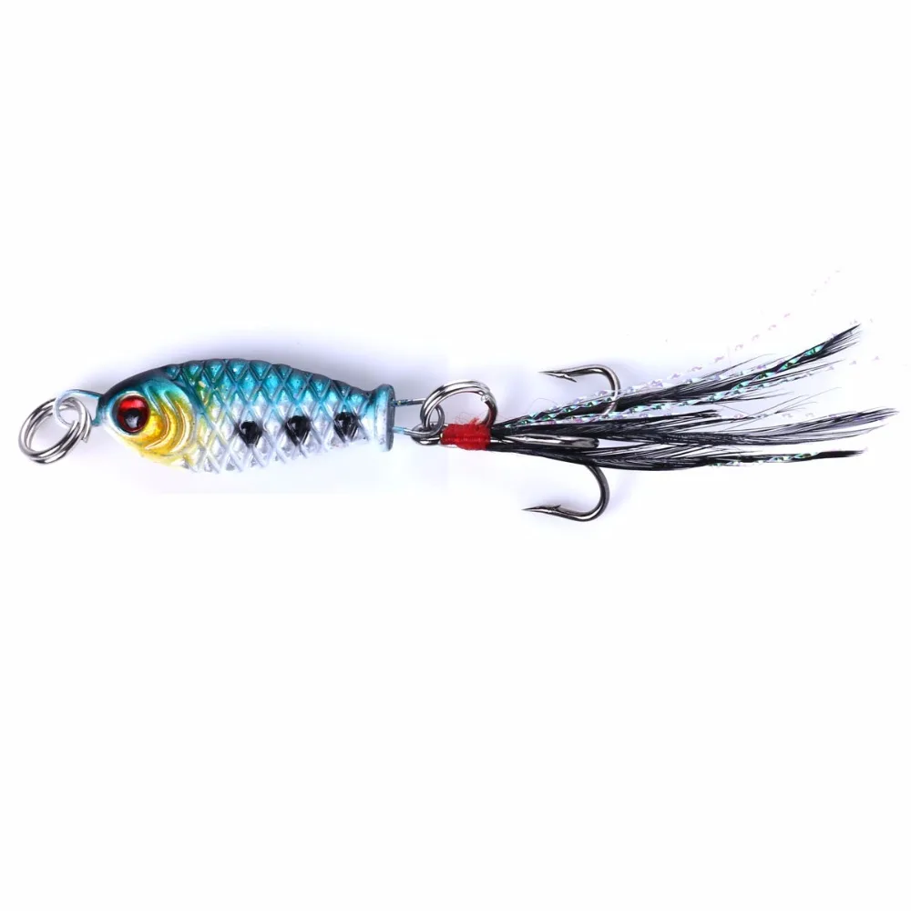 LSTACHi Minnow Рыбная приманка вобблер с пером искусственные приманки para pesca 2 5 см 4 г