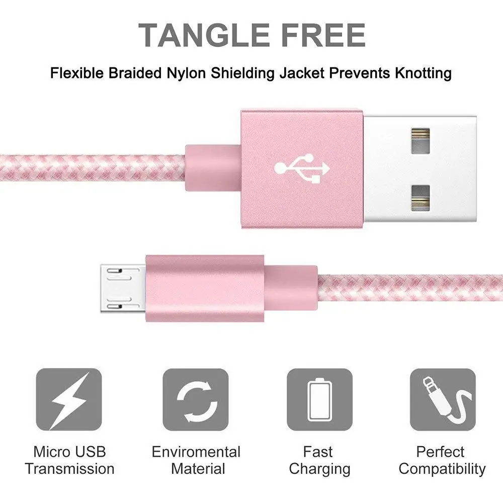 USB-кабель для ASUS ZenFone 5Q Max ZB631KL ZB570TL LG Stylus Stylo 2 3 plus K11 K40 K50 м быстрой зарядки и