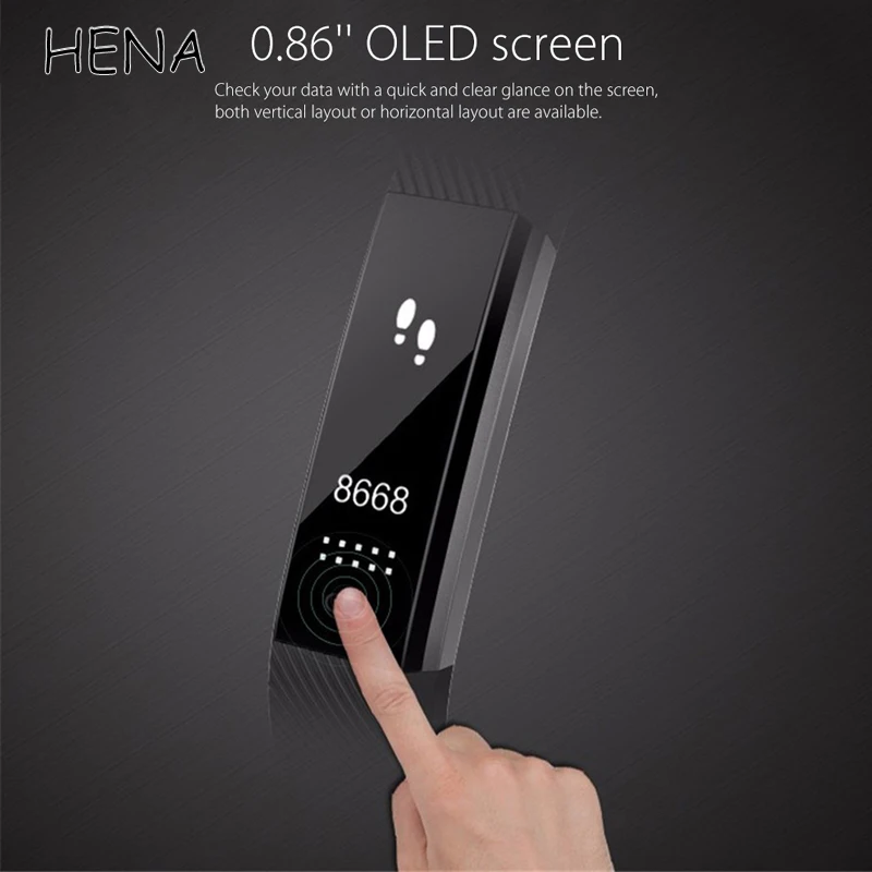 Хена IP67 id115 умный Браслет Фитнес трекер счетчик шагов Группа Спорт сна Мониторы