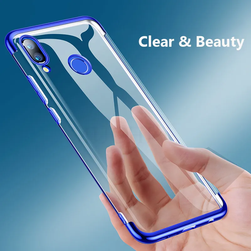 KEYSION Phone Case for Samsung Galaxy M30 M20 M10 Luxury Laser Plating Soft TPU Clear Back Cover A40 A40S |