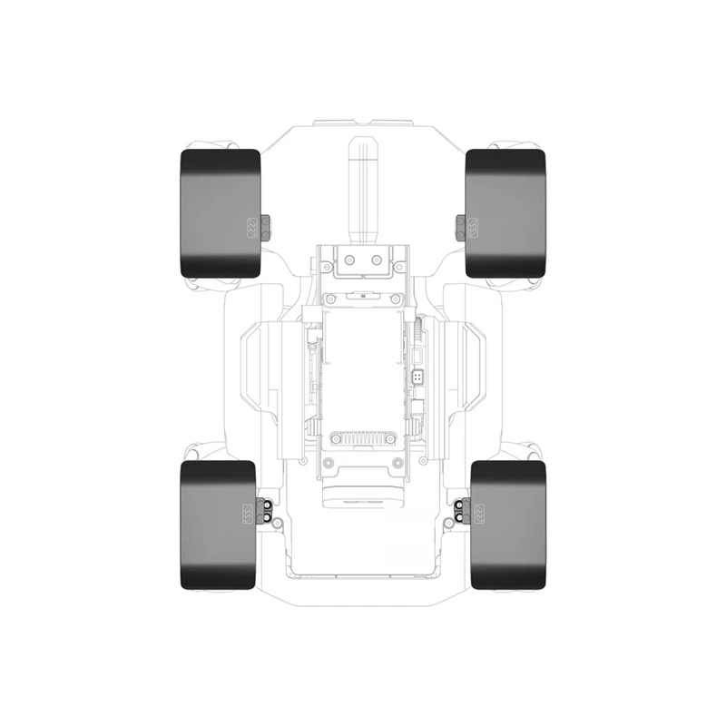 Для-Dji Robomaster S1 крылья колеса из алюминиевого сплава Cnc защитные детали толщина 2 5
