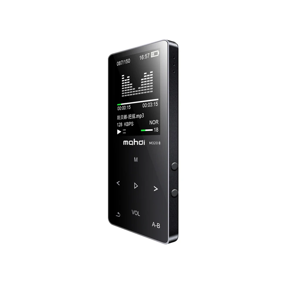 Новые металлические Bluetooth Спорт MP3 плеер Портативный аудио 16 ГБ с Встроенный
