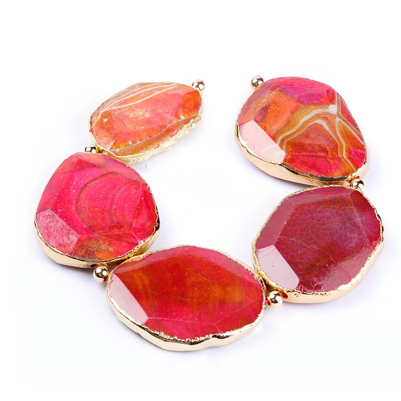 Бусины Из полудрагоценного камня золотые бусины неправильной формы много цветов