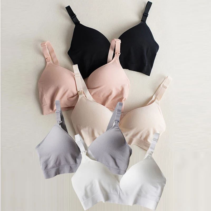 

Maternity Nursing Bra Breast Feeding Bras Plus Size Wire Free Bra for Pregnant Women Pregnancy lingerie Underwear 32-42 A B C D