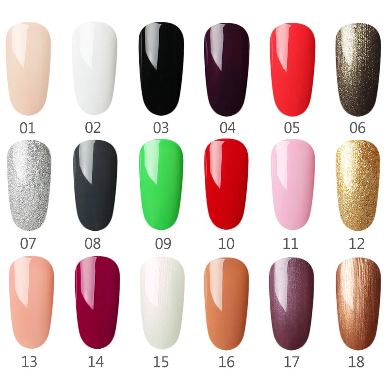 NAILWIND 7 мл Однотонная одежда гель лак для ногтей 01 30 УФ светодио дный Блестящий