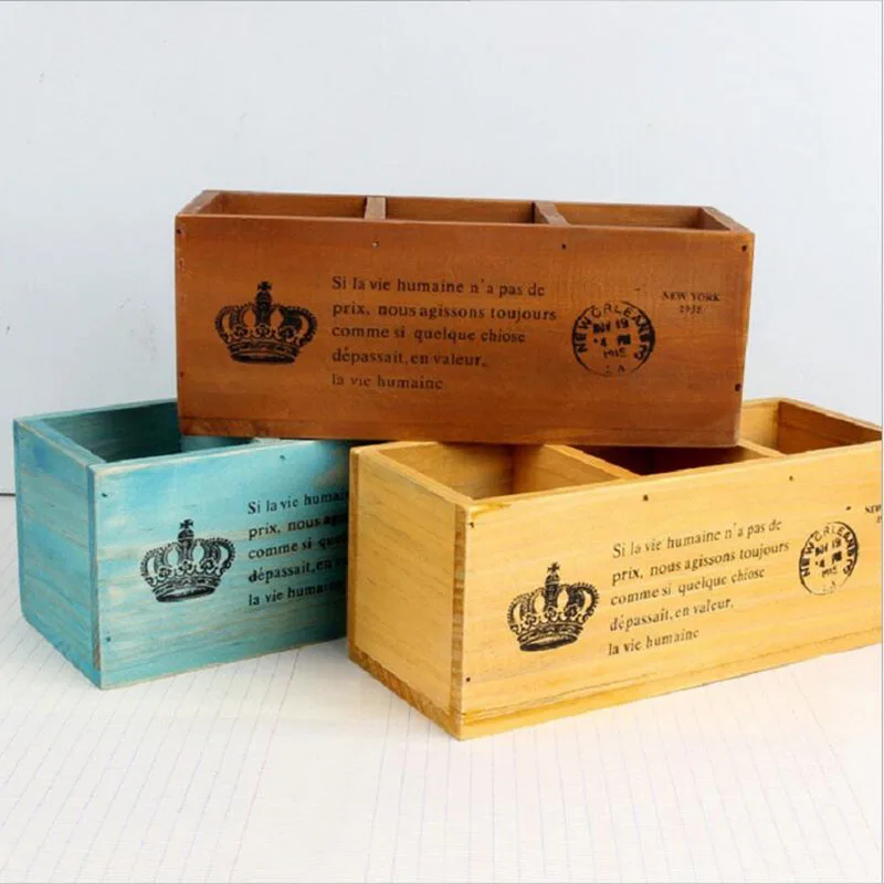 Многофункциональные деревянные ящики для хранения дома и сада креативная