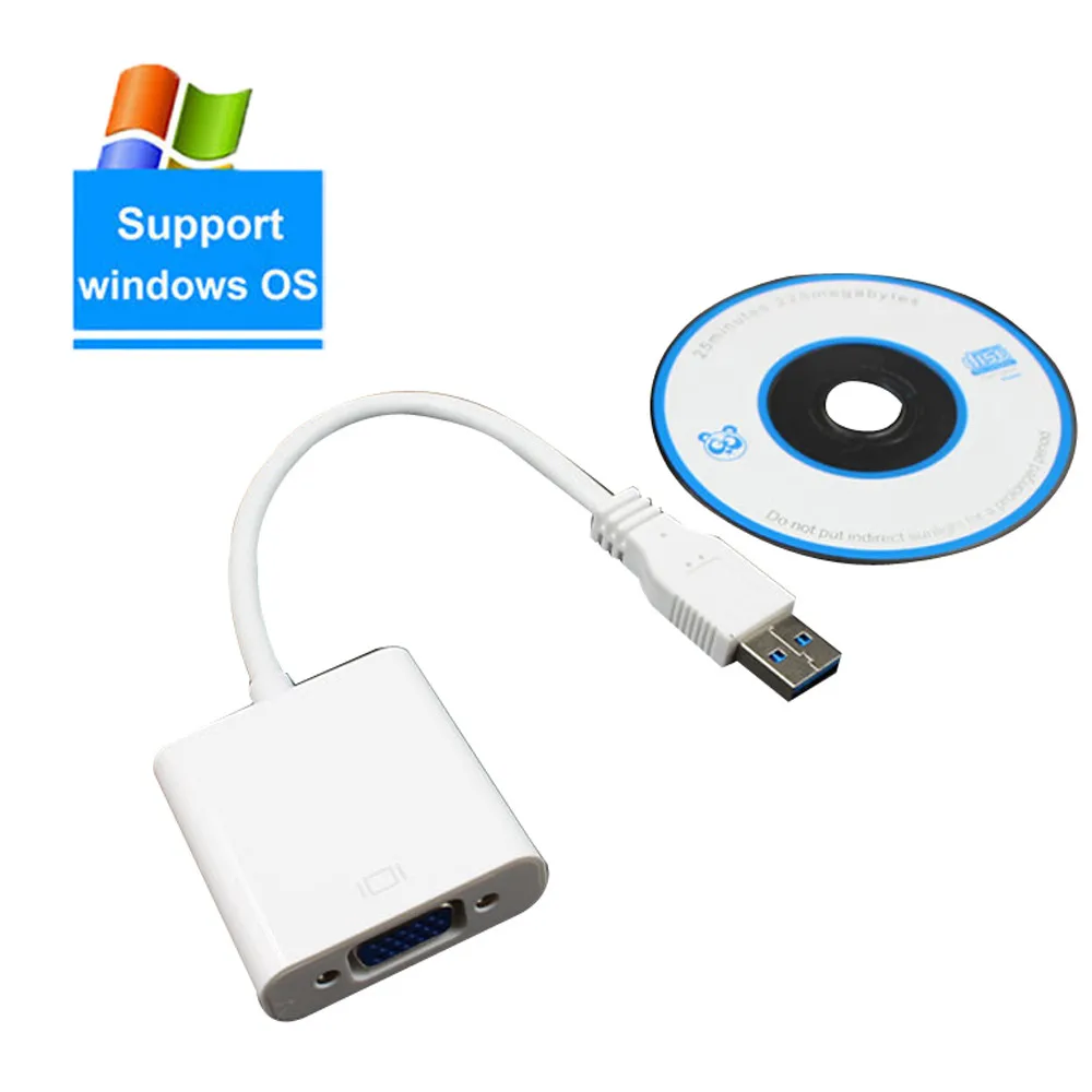 USB 3 0 в VGA конвертер внешняя видеокарта USB3.0 Графический адаптер мульти дисплей