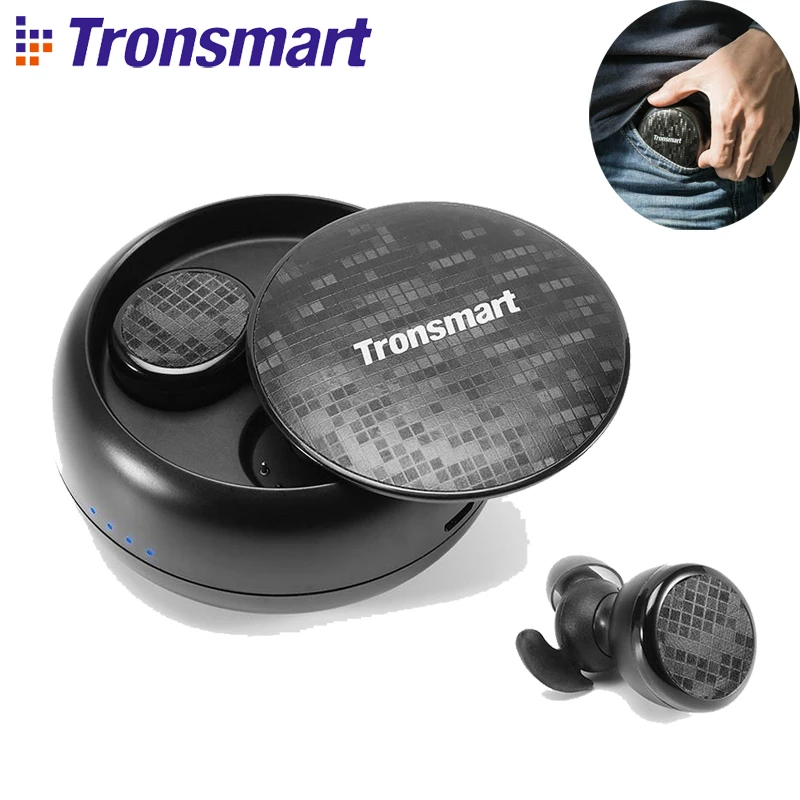 Tronsmart Encore Spunky Buds Bluetooth наушники беспроводные настоящие стерео IPX5 с микрофоном для