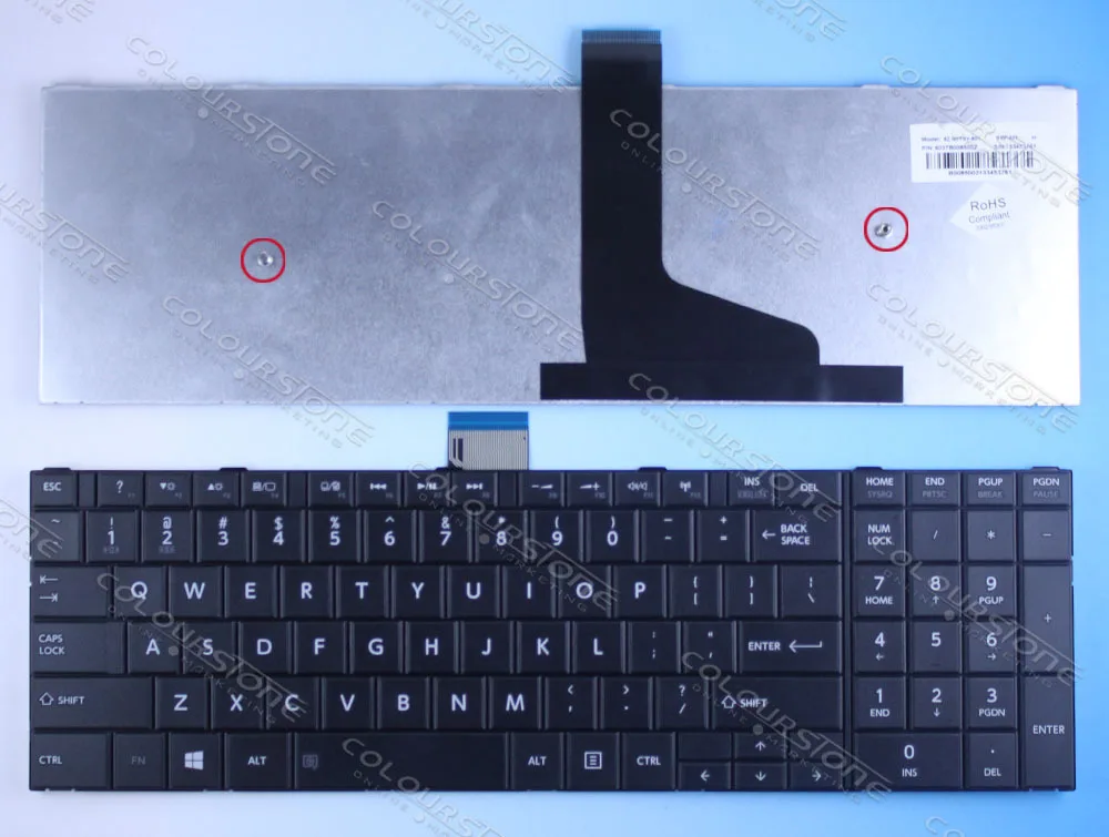 Новая модель Подлинная Клавиатура для ноутбука toshiba satellite C55 C55T C55D A D C50 C50D Series US