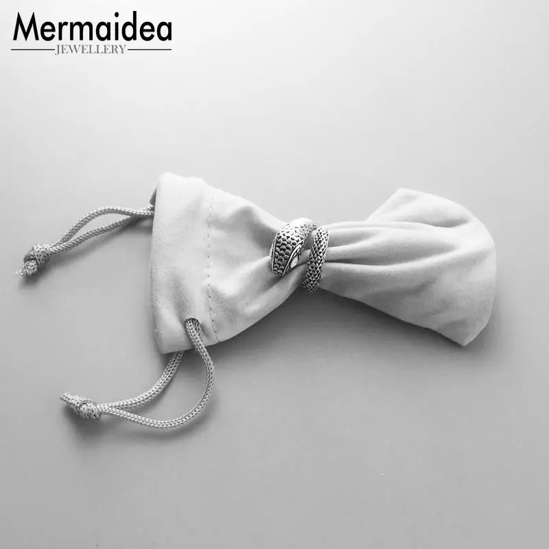 Винтажные обручальные кольца в виде змеи посеребренные модные ювелирные изделия