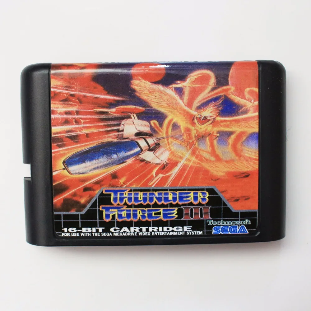 Игра сила грома III 16 бит MD для Sega Mega Drive Genesis|thunder force|16 bitmd game |