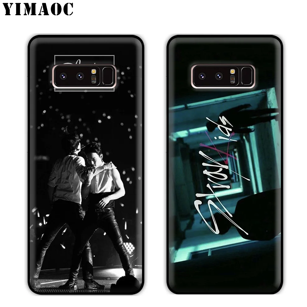 YIMAOC бродячий детский K Pop Мягкий силиконовый чехол для samsung Galaxy Note 10 Plus 9 8 A9 A8 A6 2018 A5