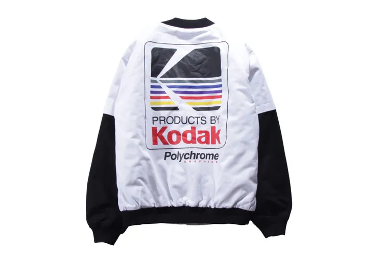 New Bomber Jacket Hip Hop Style Men Harajuku Pilot Streetwear Printing Kodak Jackets Mens Jackets And Coats Mens Clothing 5XL