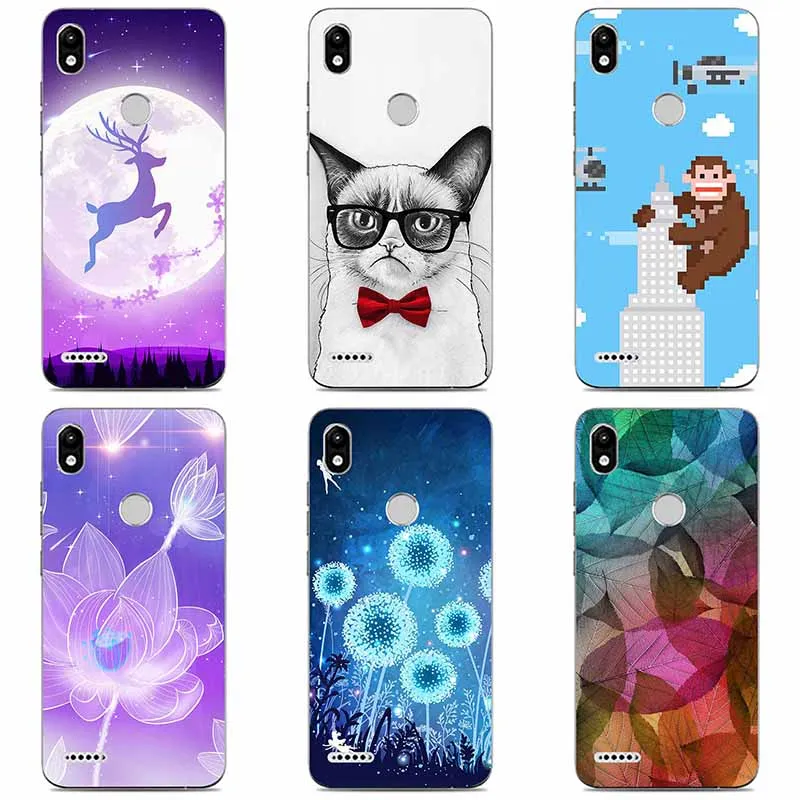 For Infinix Smart 2 X5515 Case Soft Silicone Back Cover Cases Painting TPU Patterned Shell Skin |