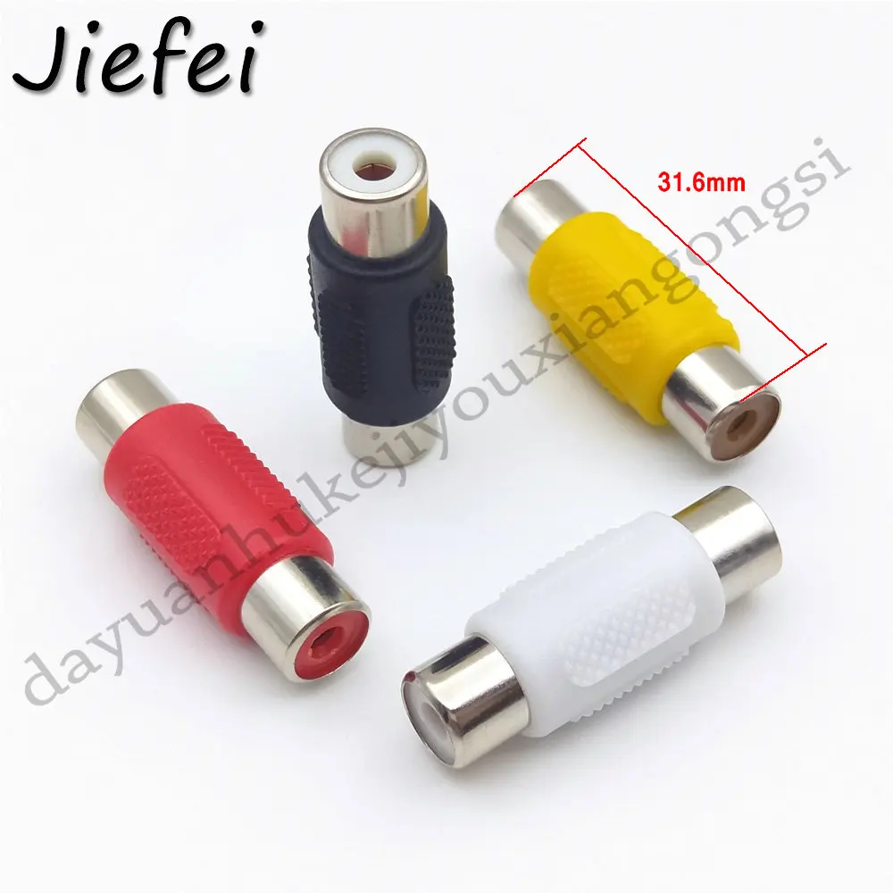 20 шт. 4 цвета новые штекерные адаптеры RCA гнездо (гнездо гнездо)|Соединители| |